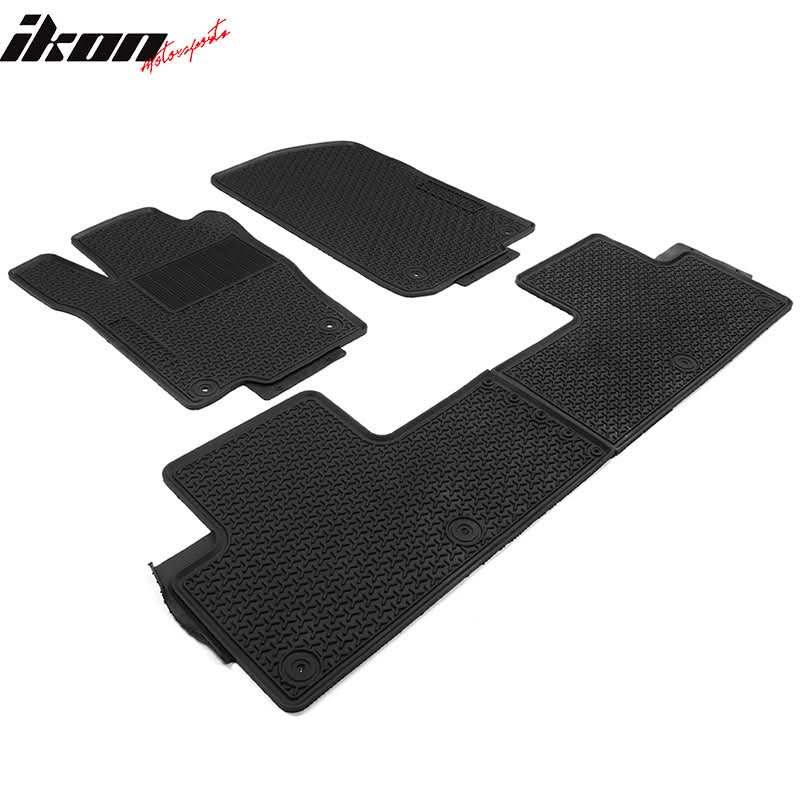 Car Floor Mat for 2012-15 Benz W166 ML Series 2016-2019 GLE Black 3PCS