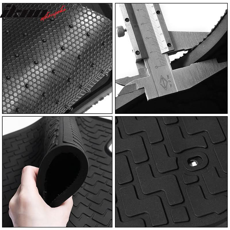 Car Floor Mat for 13-18 Toyota RAV4 XA40 Heavy Duty Latex Front & Rear