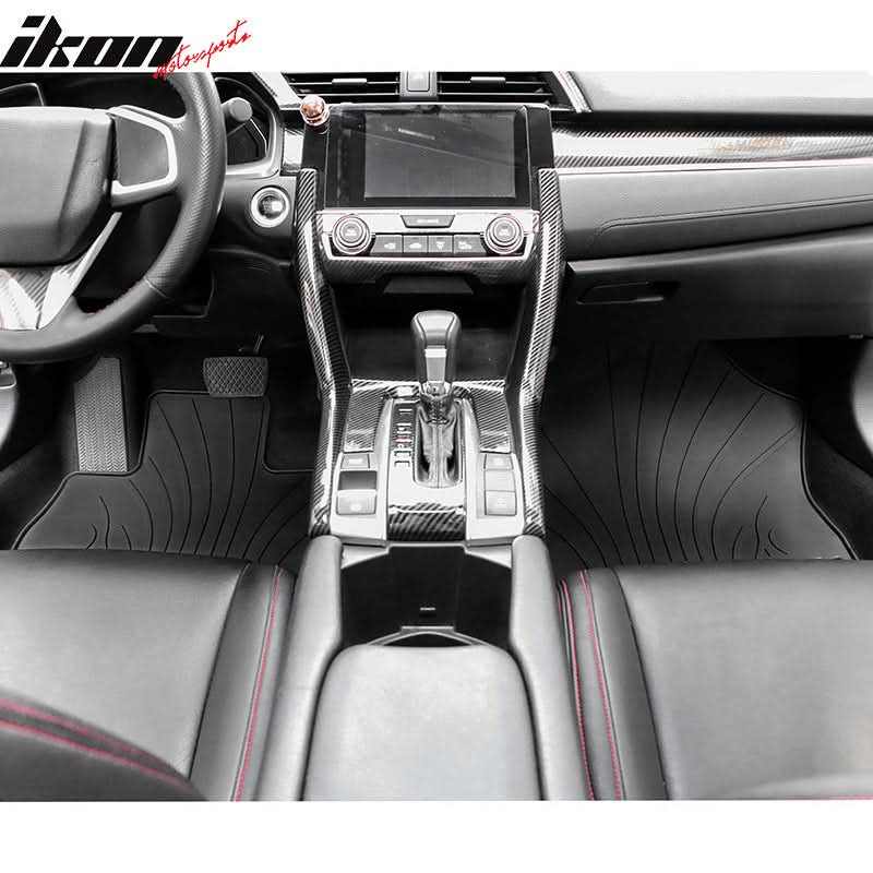 2016-2021 Honda Civic Latex Floor Mats Liner All Weather Carpets