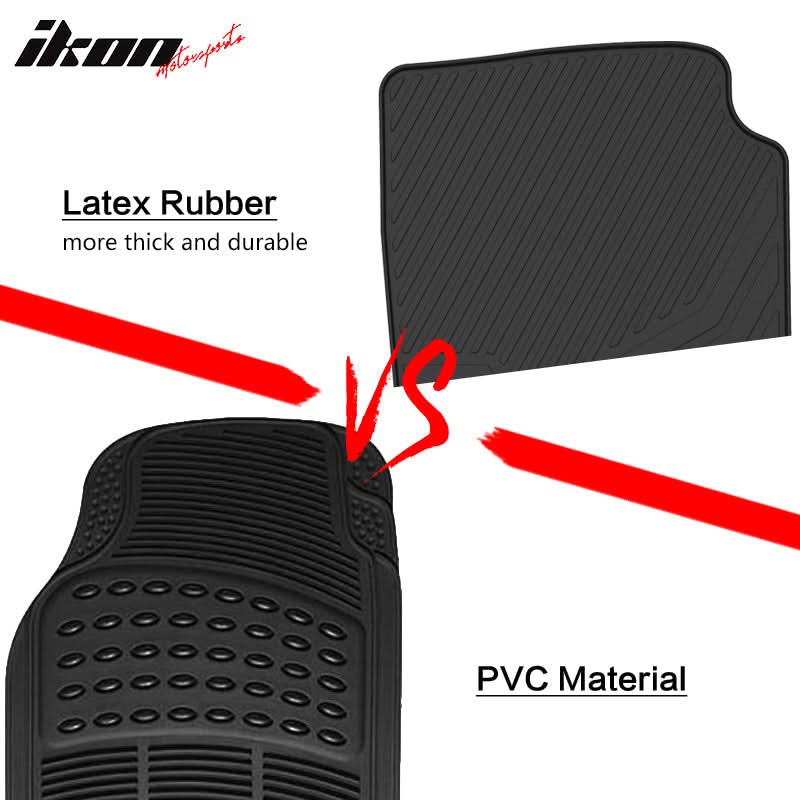 Car Floor Mat for 2011-14 Toyota Tacoma Extended Cab Latex All Weather