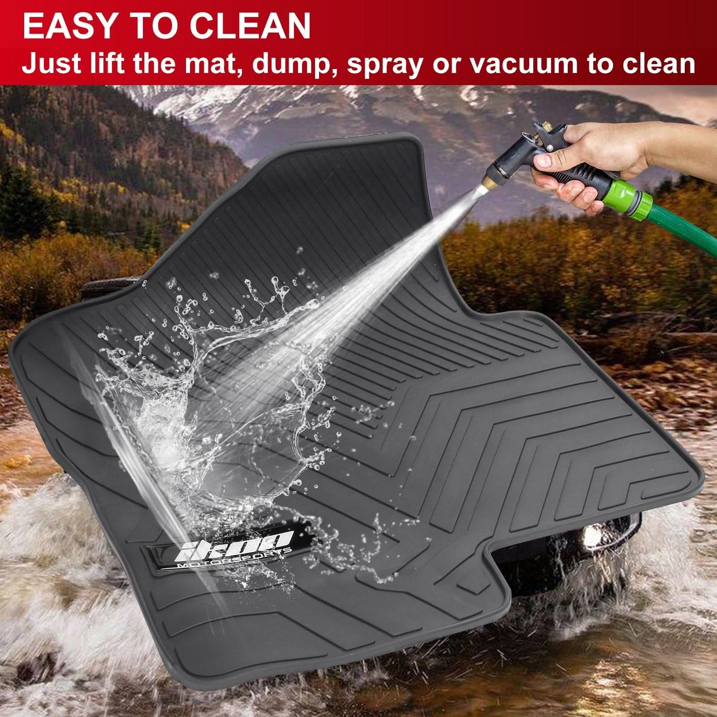 2007-2013 Chevy Silverado Latex Floor Mat All Weather Carpet 5PC