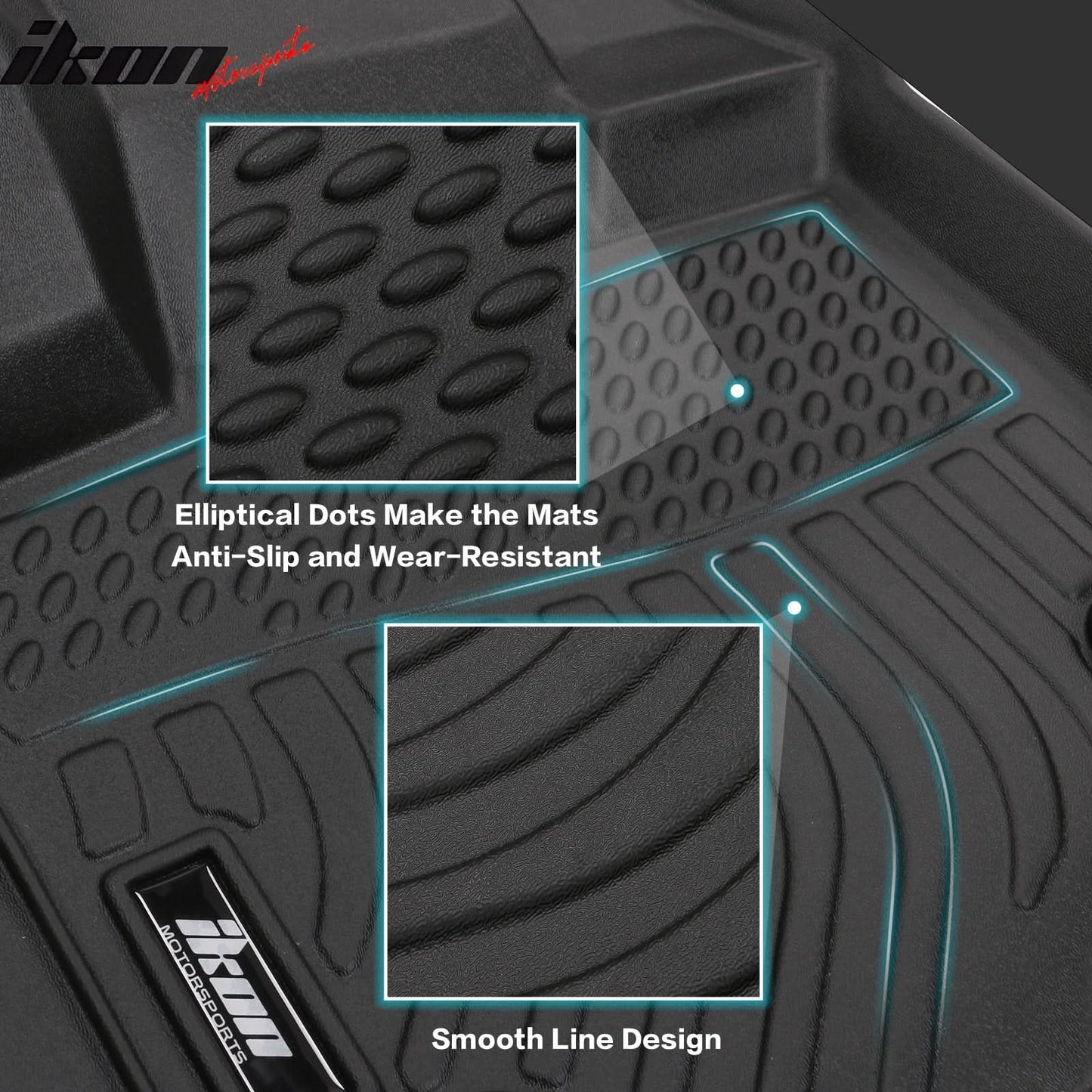 2023-2024 Subaru Solterra/Toyota bZ4X Floor Mats TPE 3D Carpets Liner