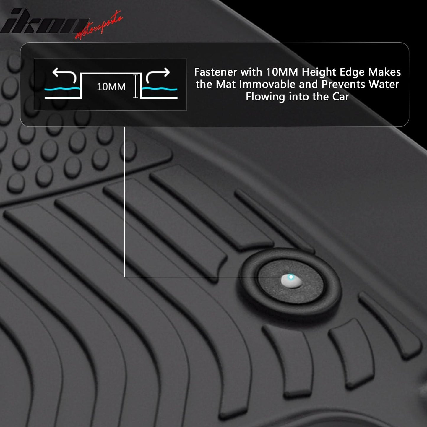 2023-2024 Fisker Ocean 3D Floor Mats All Weather Carpet TPE 3PCS