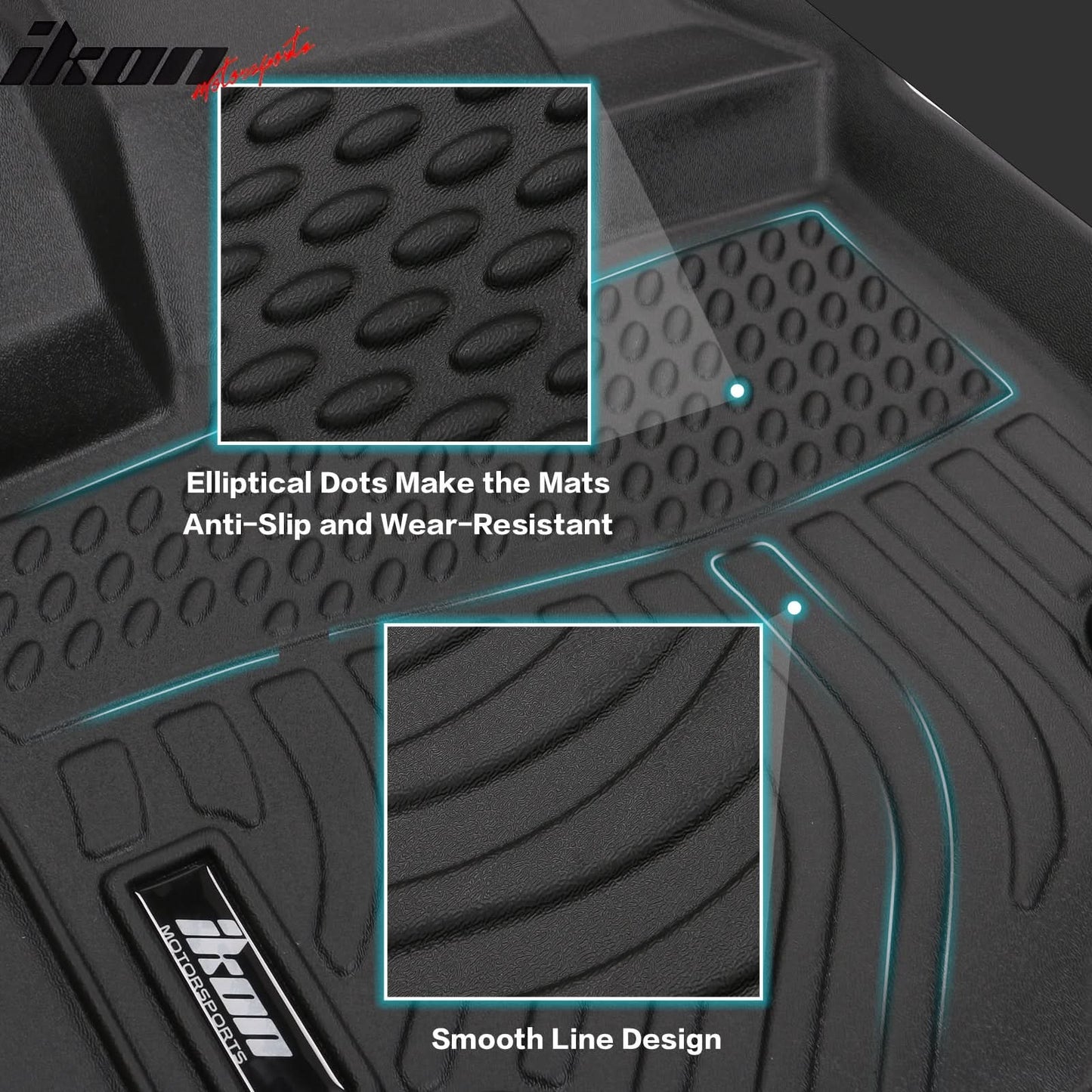 2011-2023 Dodge Charger RWD Chrysler 300 RWD 3D Floor Mats Carpets TPE