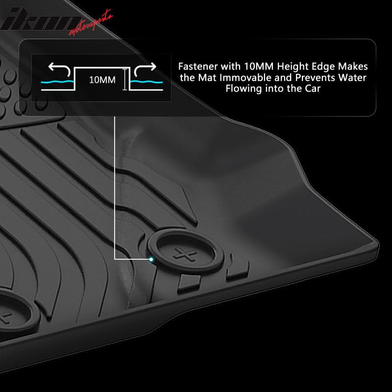 2021-2025 Ford Bronco 4DR All Weather TPE 3D Floor Mat 3PC + Trunk Mat