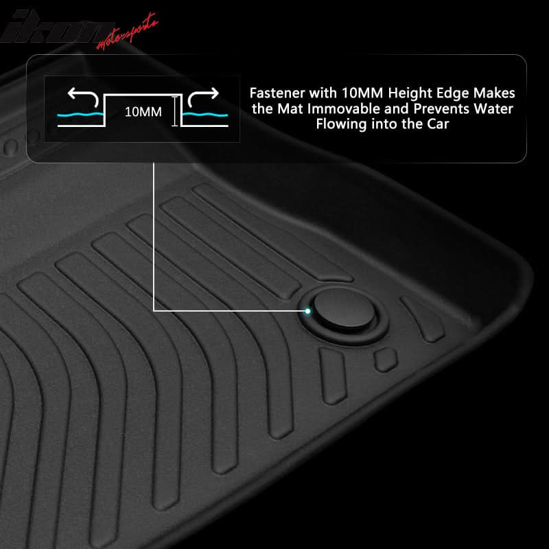 2020-2025 Ford Explorer 7 Seats 3D Floor Mats Heavy Duty Carpets TPE