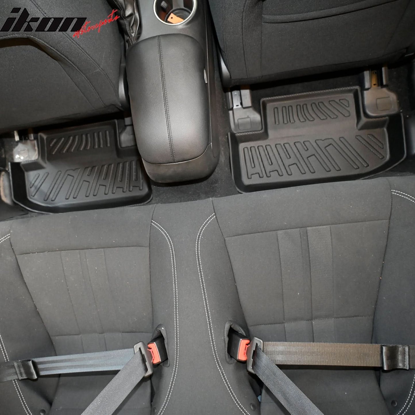 2015-2024 Ford Mustang 3D Molded Floor Mats All Weather Carpets TPE