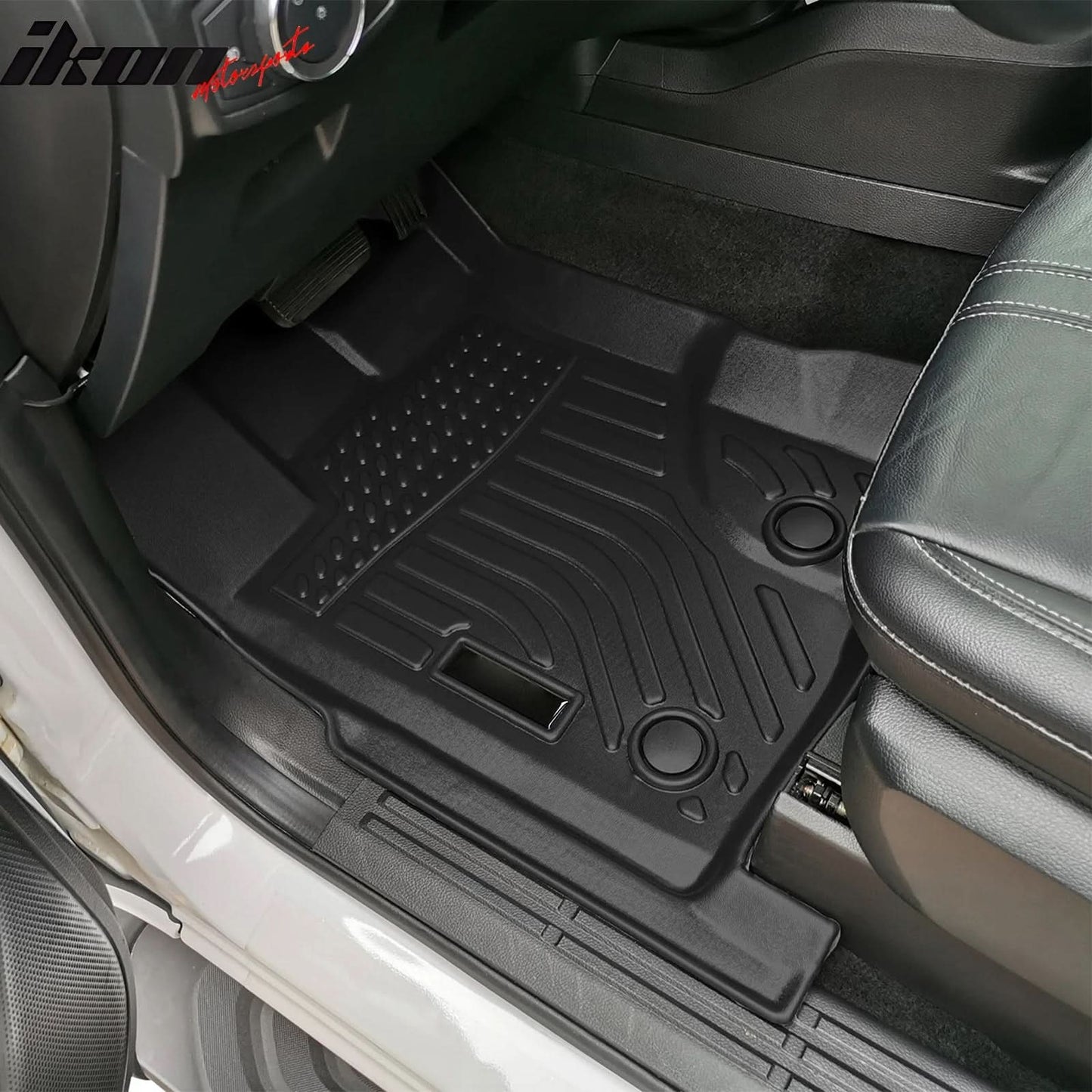 2019-2023 Ford Ranger Super Crew Cab 3D Floor Mat Heavy Duty Liner TPE