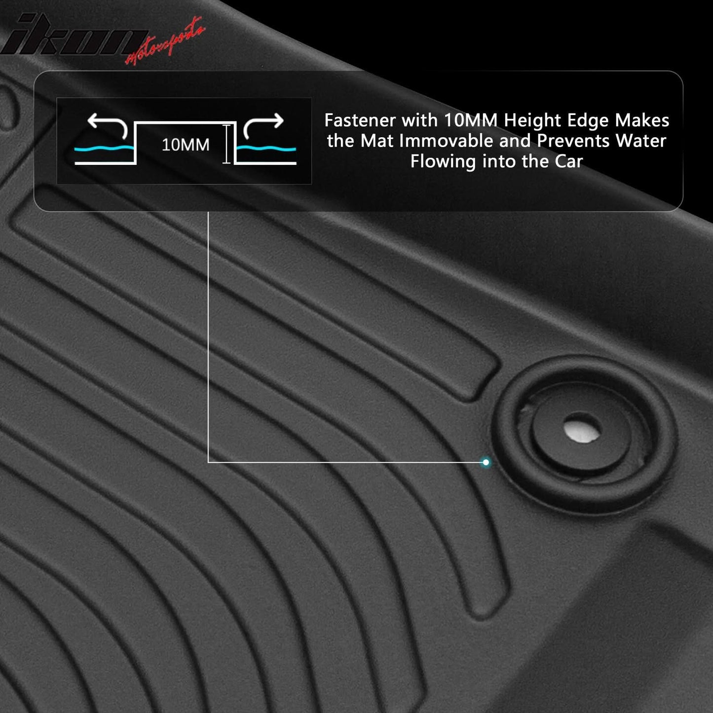 2020-2025 Hyundai Sonata 21-24 Kia K5 FWD 3D TPE Floor Mats Guard 3PCS