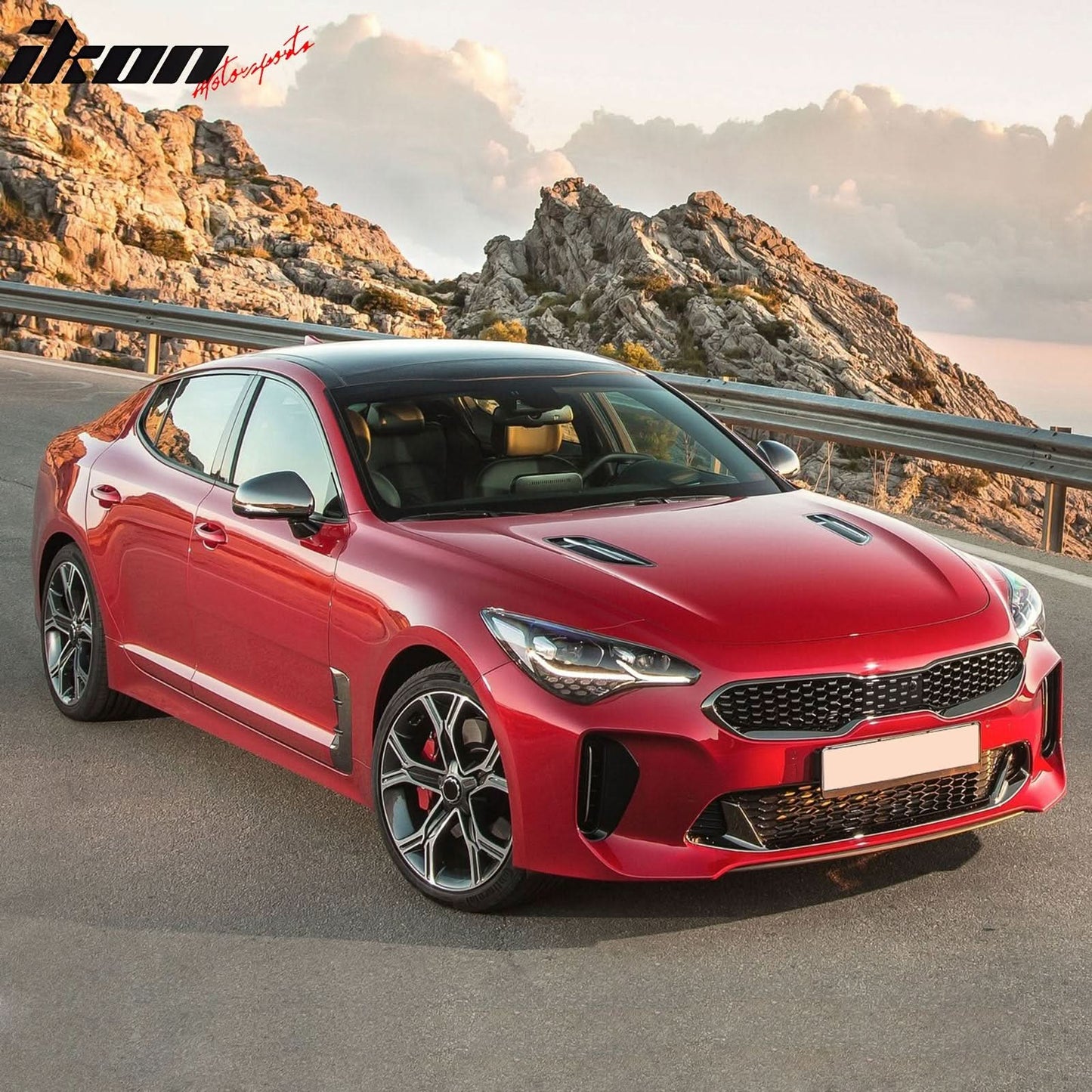 2018-2023 Kia Stinger RWD Floor Mats All Weather TPE 3D Carpets 3PC