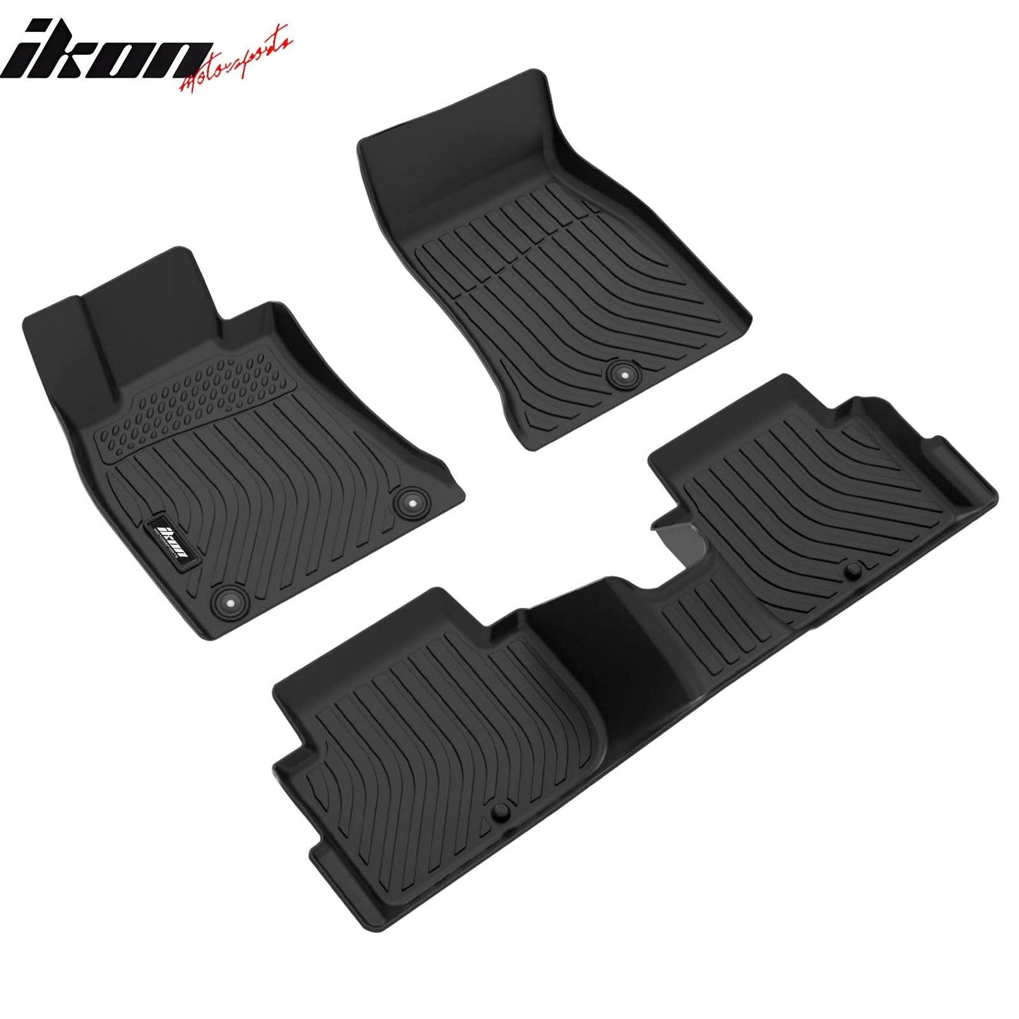 2018-2023 Kia Stinger RWD Floor Mats All Weather TPE 3D Carpets 3PC