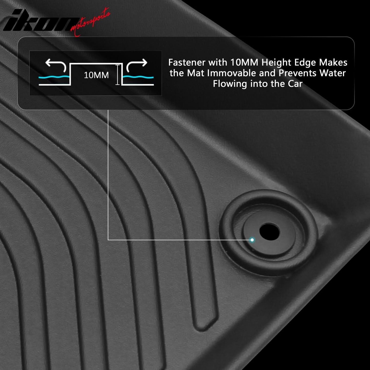 2020-2025 Kia Telluride 7 & 8 Seats Heavy Duty TPE Floor Mats 3D Liner