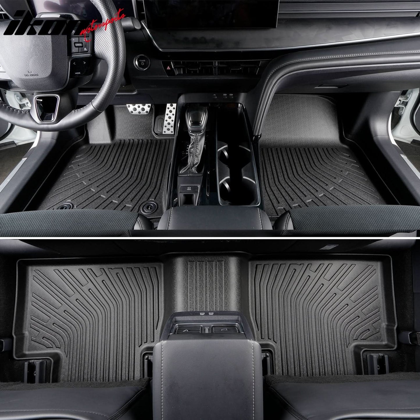 2025 Toyota Camry Hybrid 3D Molded Floor Mats All Season Carpets TPE