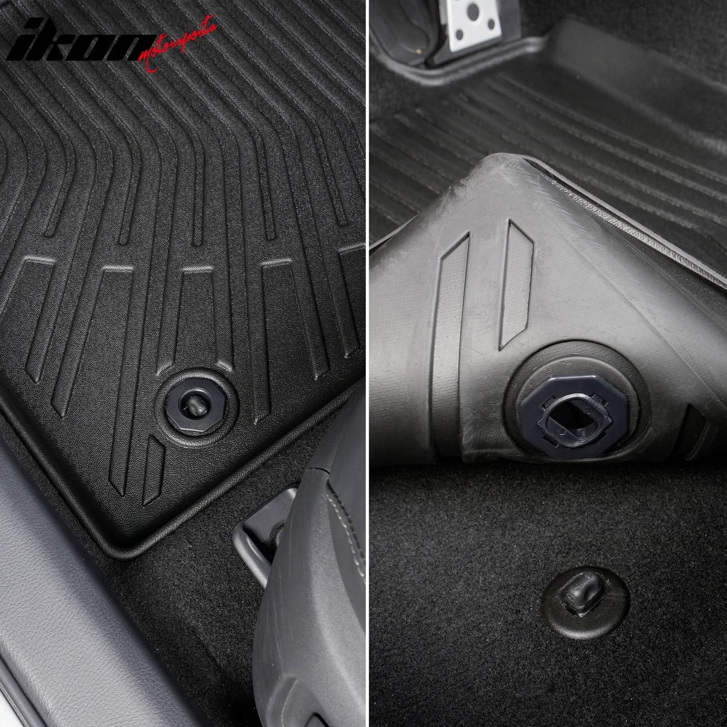 2025 Toyota Camry Hybrid 3D Molded Floor Mats All Season Carpets TPE