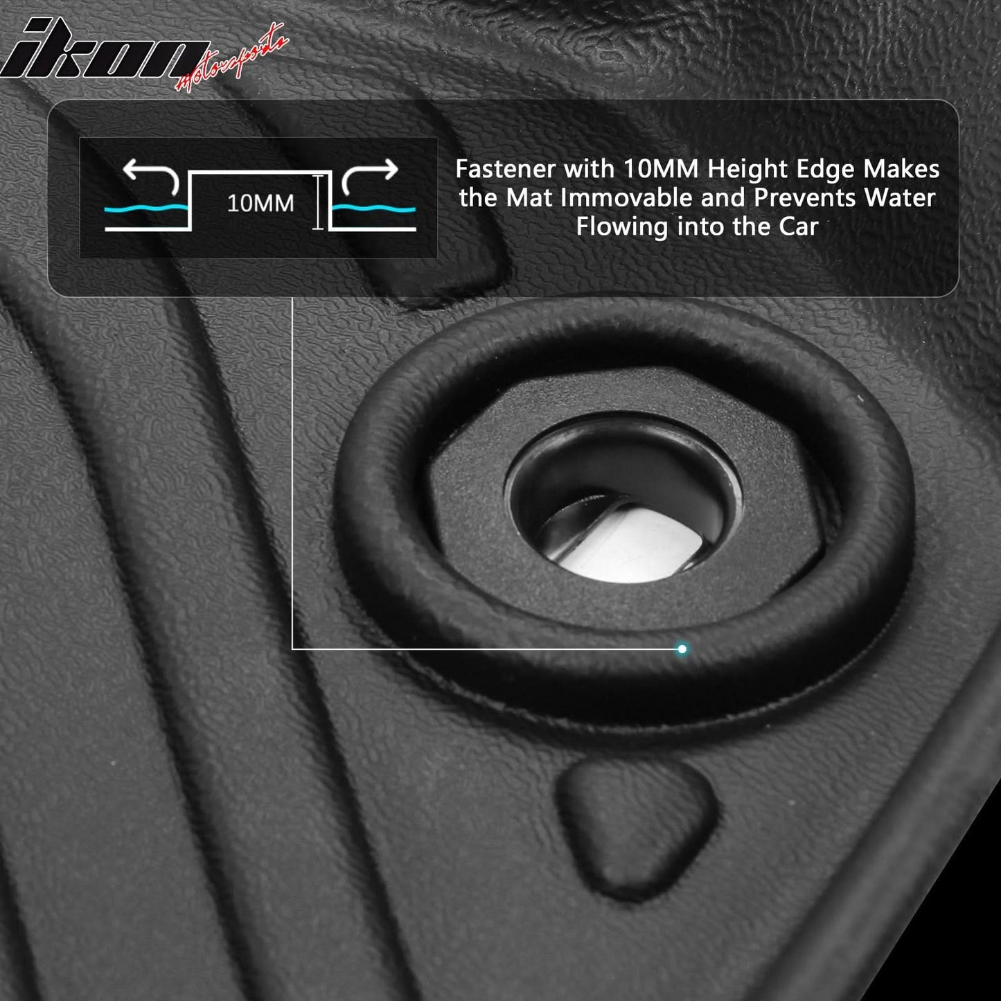2022-2024 Corolla Cross FWD 3D TPE Floor Mats 1st 2nd Row Carpet 3PC
