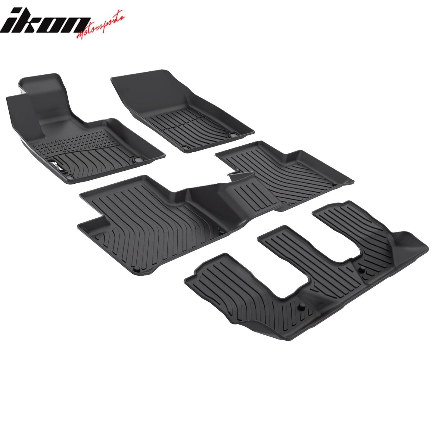 2016-2025 Volvo XC90 Recharge 7-Seat 3D All Weather Floor Mats TPE 4PC