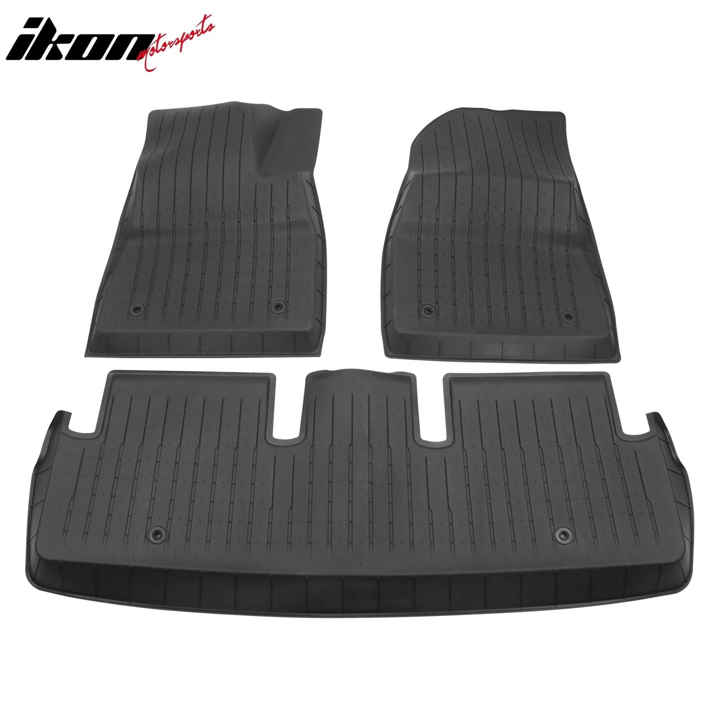 2024-2025 Tesla Model 3 Highland 3D All Weather Floor Mats Liners TPE