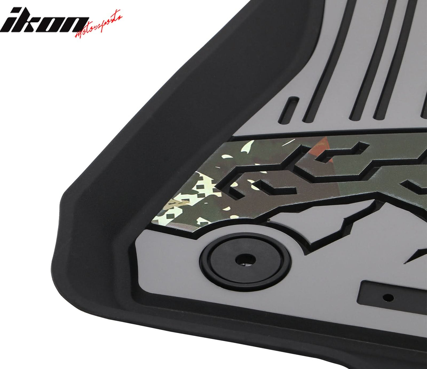 2018-2025 Jeep Wrangler JL Unlimited 4Dr Floor Mats Black Gray TPE