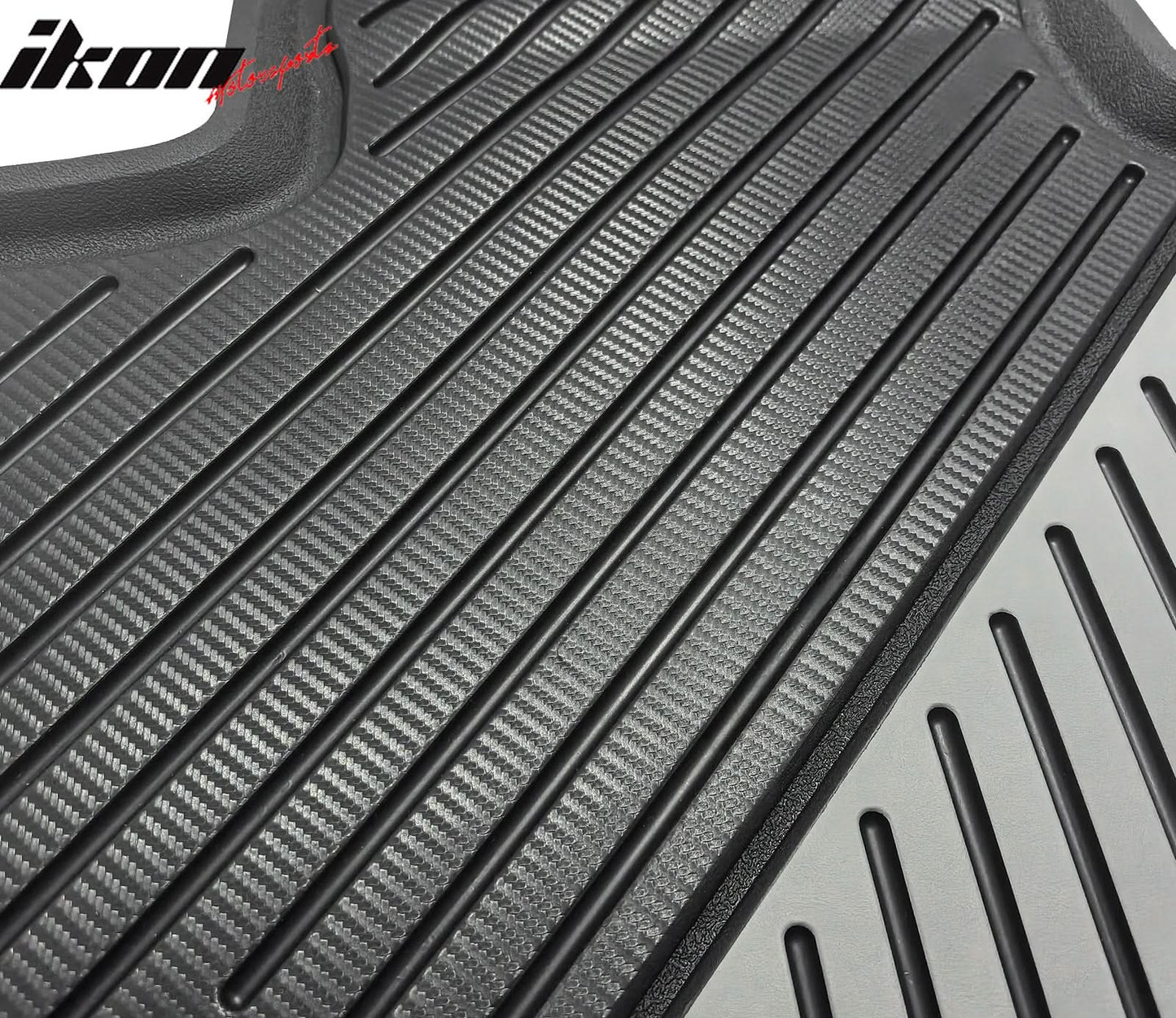 2020-2024 Tesla Model Y 3D Floor Mats Liner Black& Gray TPE Injection