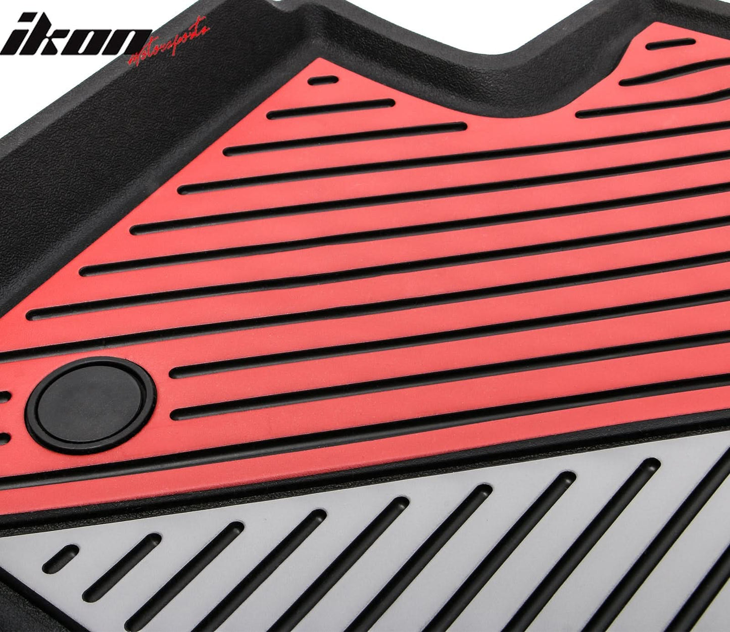 2020-2024 Tesla Model Y 3D Floor Mats Black& Gray& Red TPE Injection