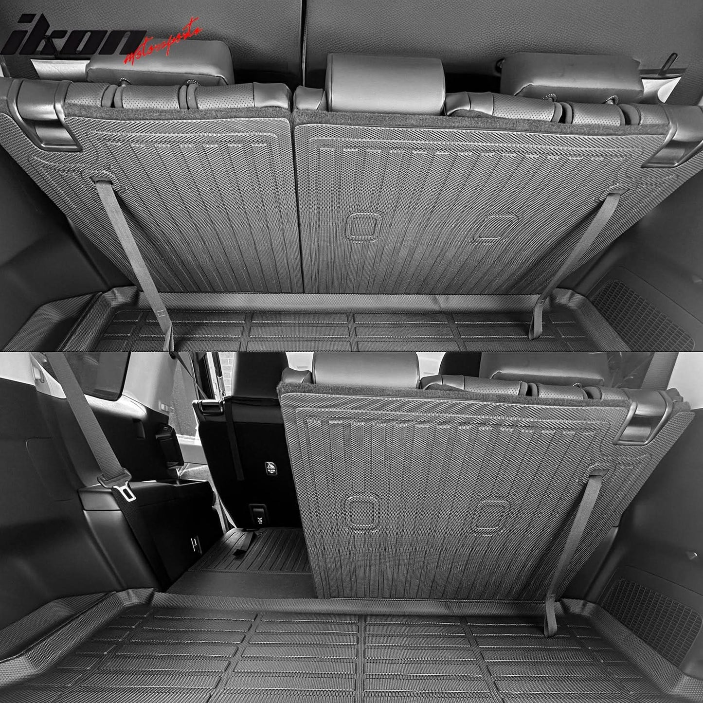 2019-2024 Toyota RAV4 All Models 2PCS Backrest Mats Liner Black TPE