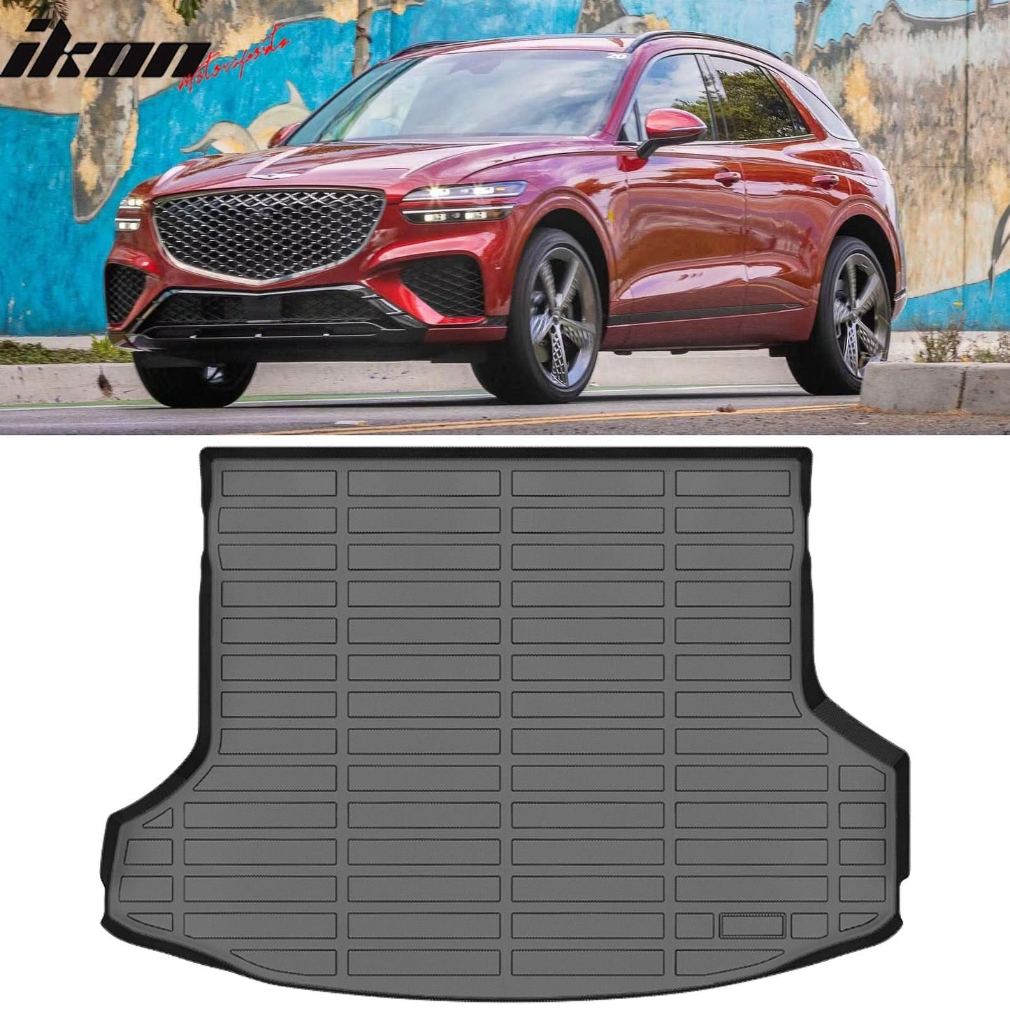 2022-2024 Genesis GV70Â All Weather 3D Rear Trunk Mat Cargo Liner TPE