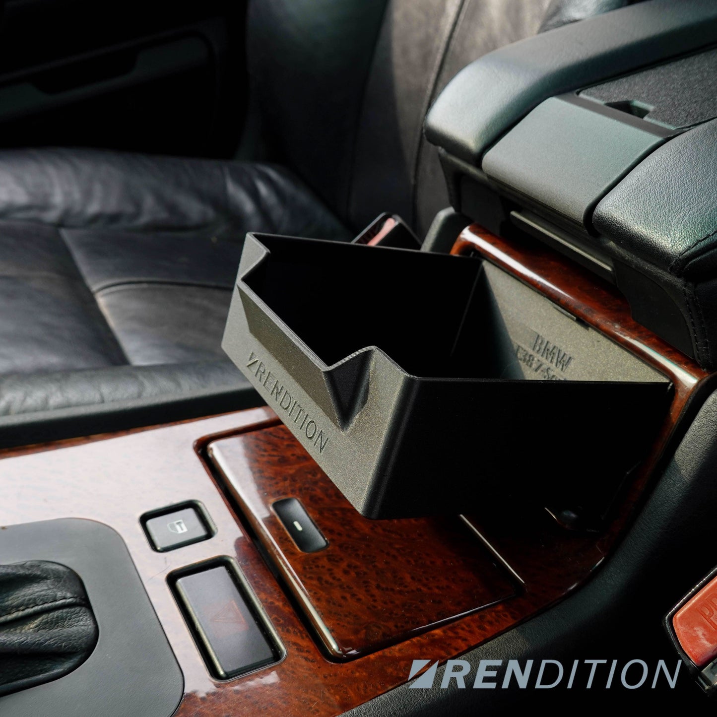 BMW E38 CENTER CONSOLE STORAGE DRAWER