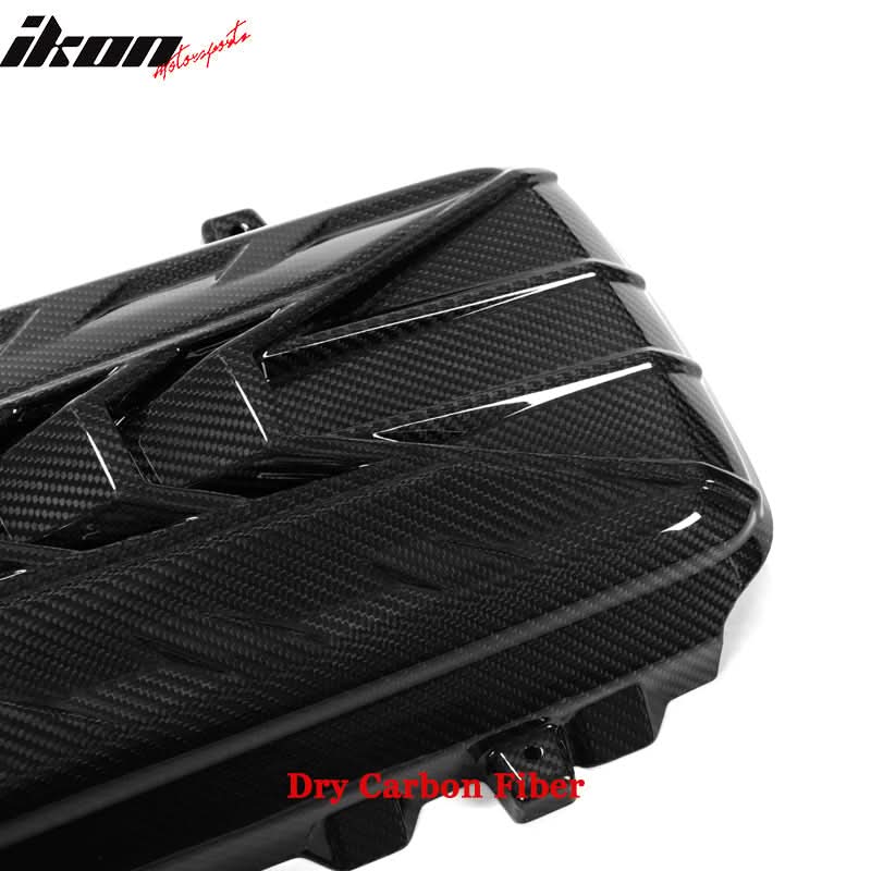 2020-2025 Chevy Corvette C8 6.2L LT2 Engine Cover Dry Carbon Fiber