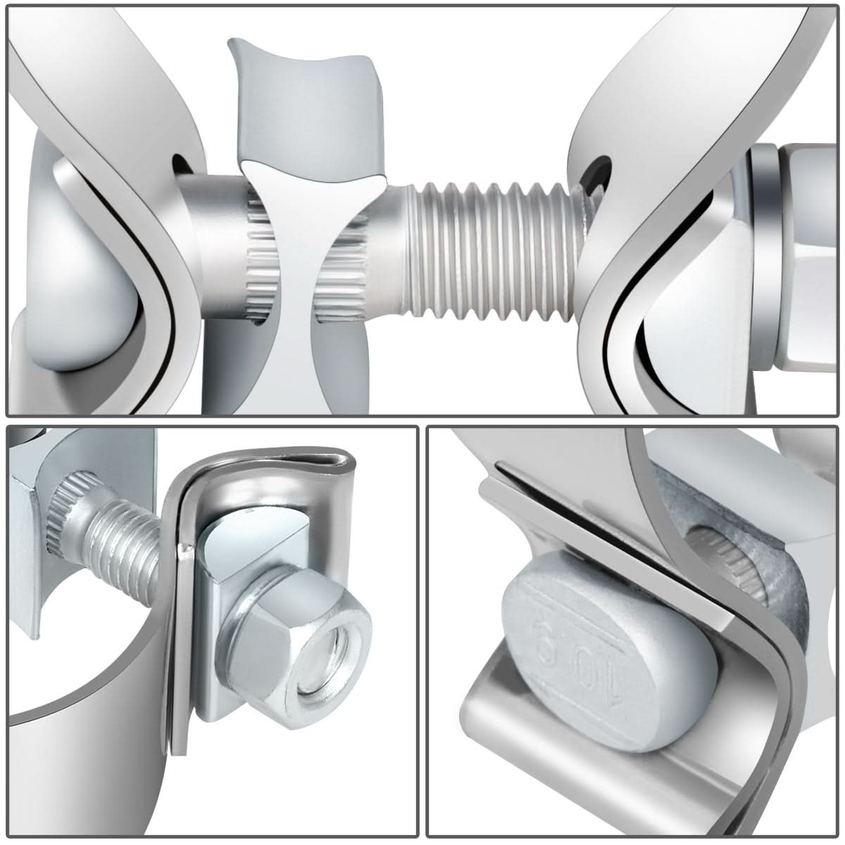 2.5" Narrow Band Exhaust Seal Clamp Stainless Steel