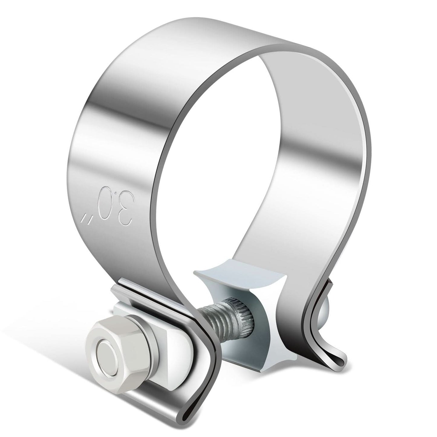 3.0" Narrow Band Exhaust Seal Clamp Stainless Steel