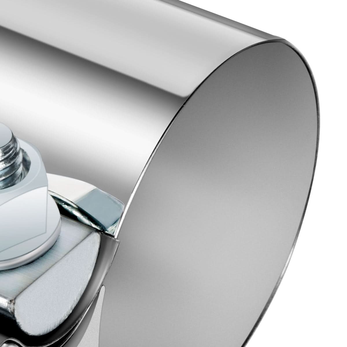2.0" Butt Joint Exhaust Band Clamp Muffler Coupler Stainless Steel