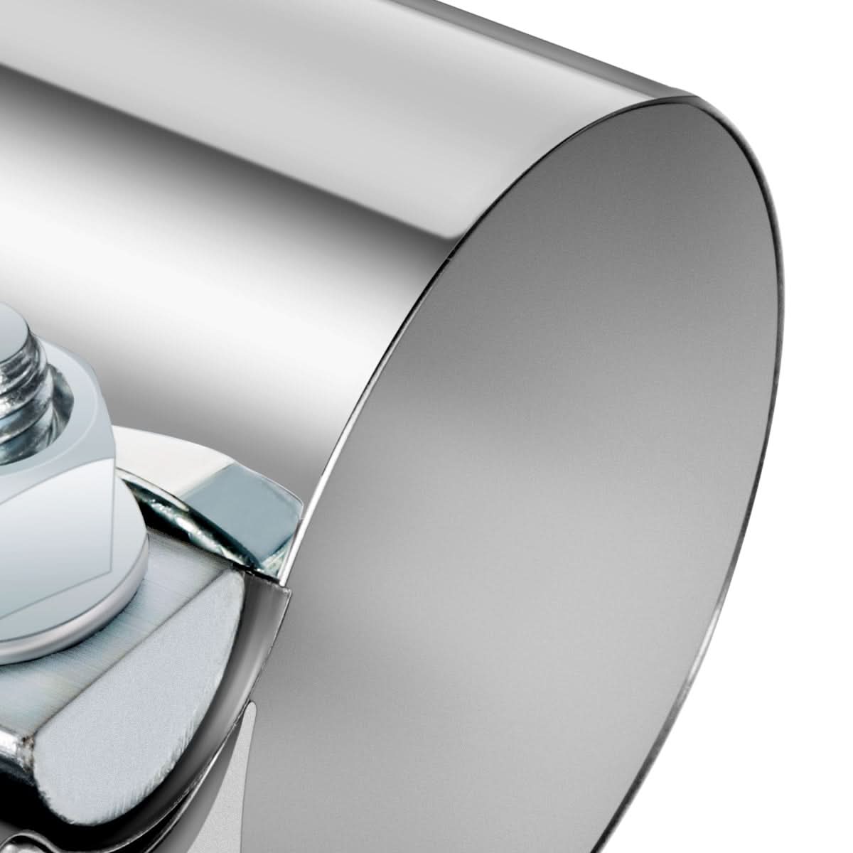 2.75" Stainless Steel Exhaust Band Clamp 2-Pack Muffler Coupler