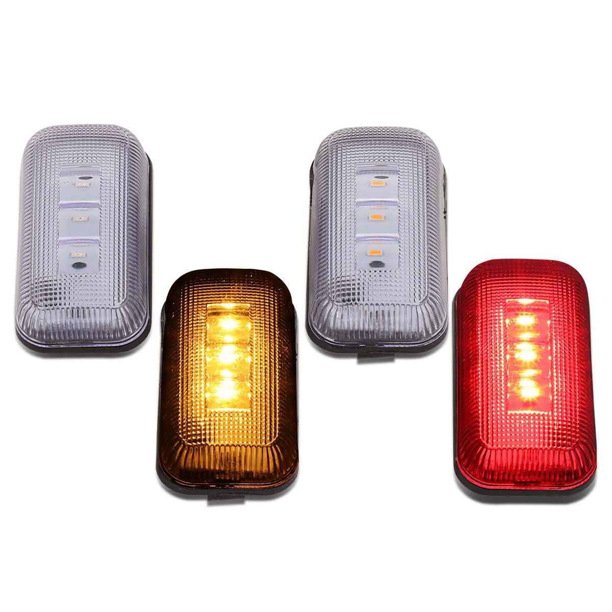 15-19 Chevrolet Silverado 2500HD 3500HD Dually Fender Light Kit Clear