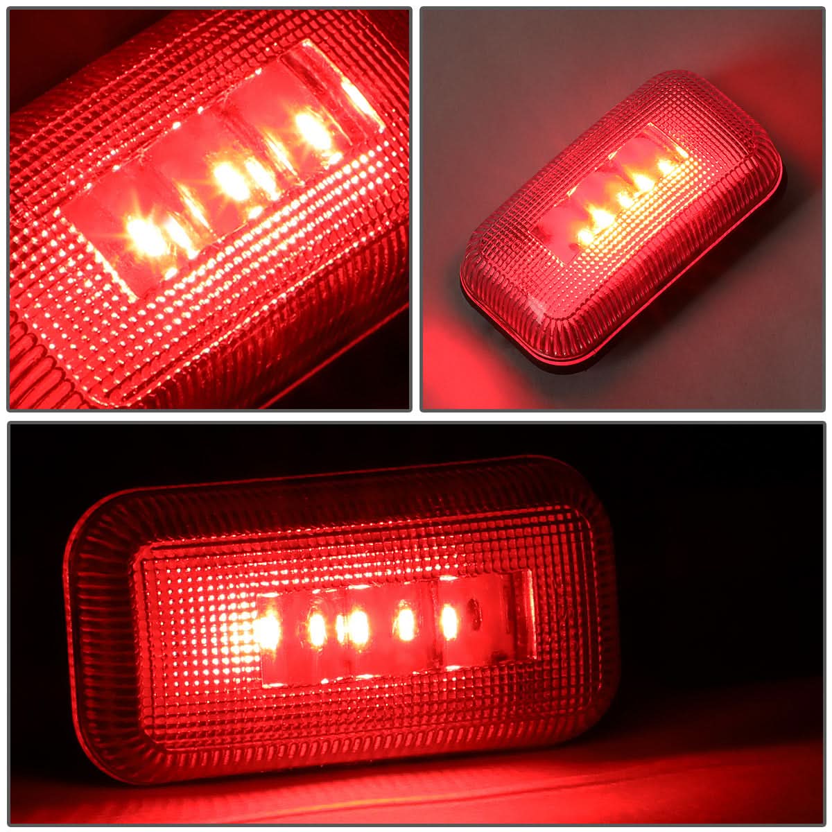 15-19 Chevy Silverado GMC Sierra 2500HD 3500HD Dually Fender Lights Smoked