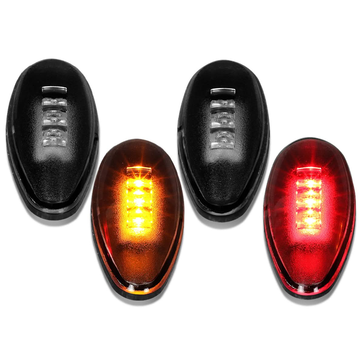 01-14 Chevy GMC Silverado Sierra 2500HD 3500HD Dually Fender Lights 4PC