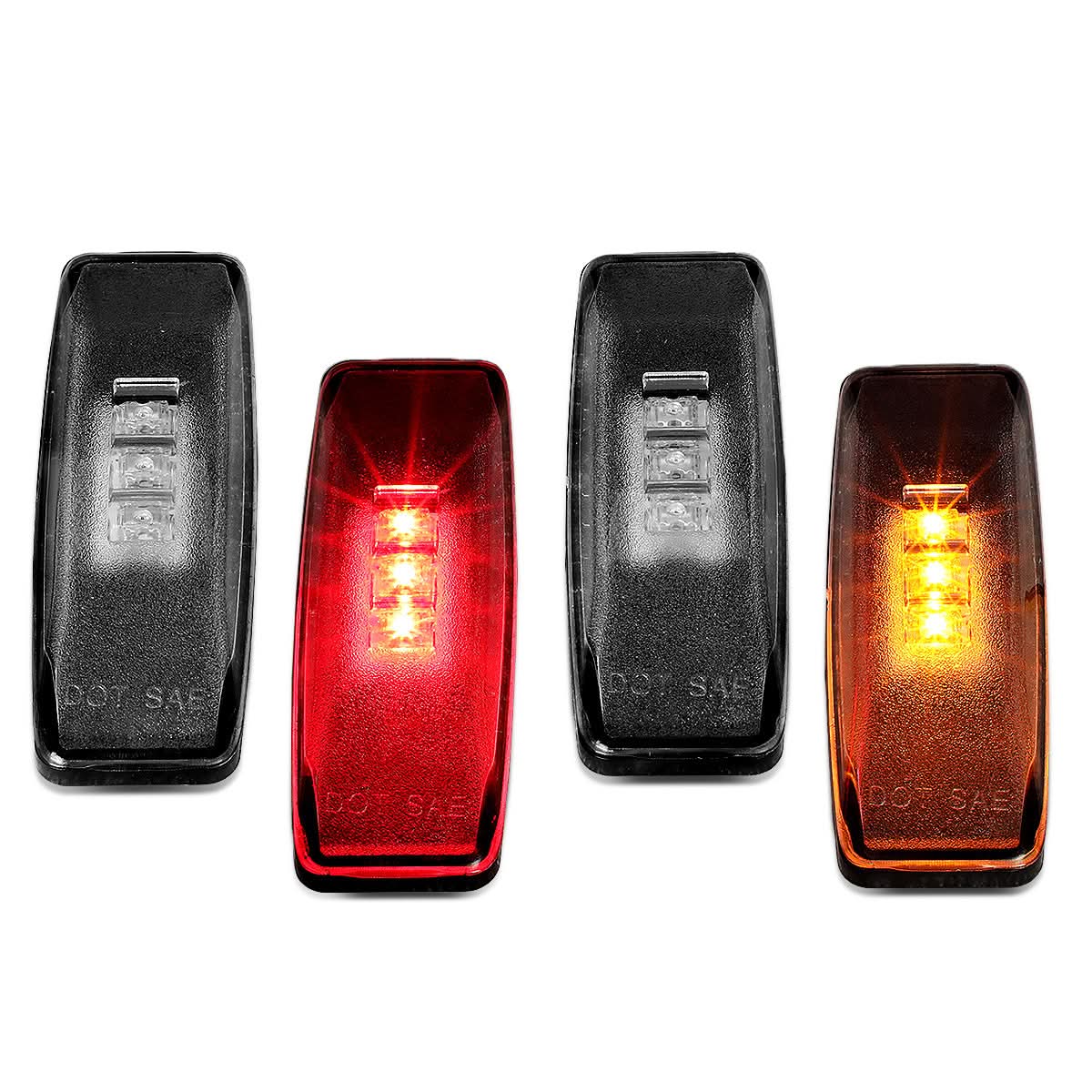 94-02 Dodge Ram 1500 2500 3500 Dually Smoke Fender Light Set 4PC
