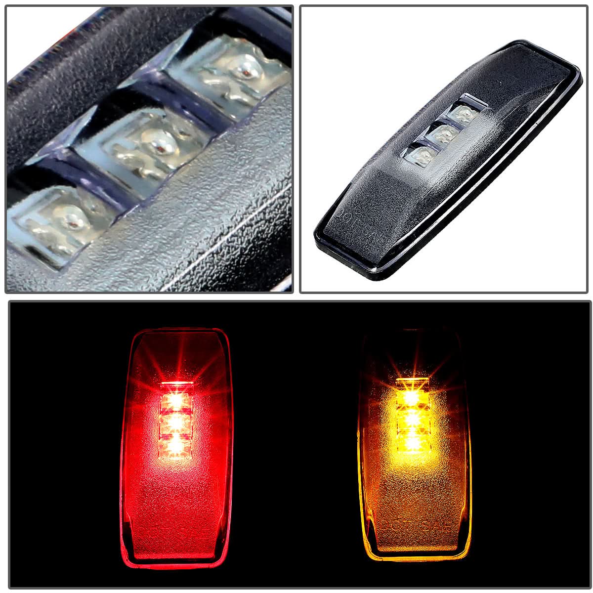 94-02 Dodge Ram 1500 2500 3500 Dually Smoke Fender Light Set 4PC