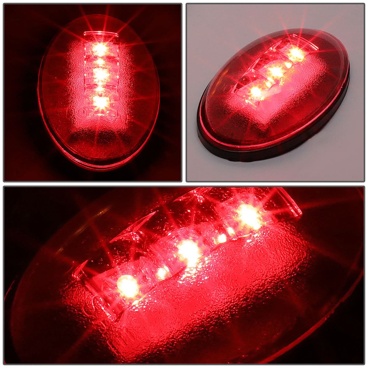 1999-2010 Ford F-250SD F-350SD F-450SD Dually Fender Light Kit 4PCS Clear