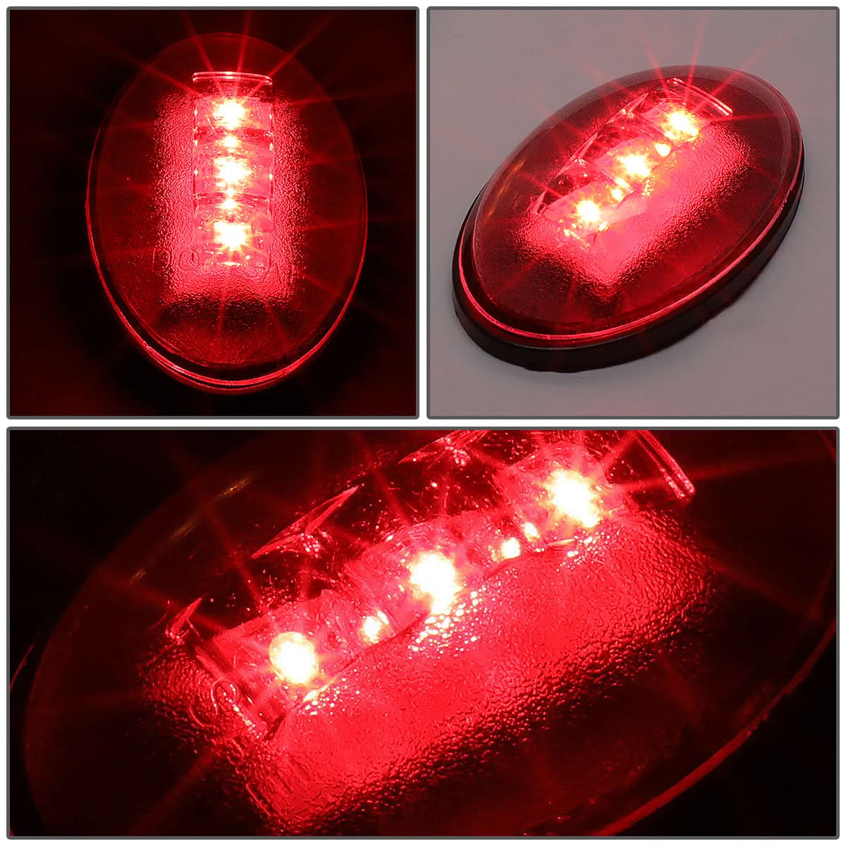 99-10 Ford F-250SD F-350SD F-450SD Dually Fender Lights 4pc Smoke