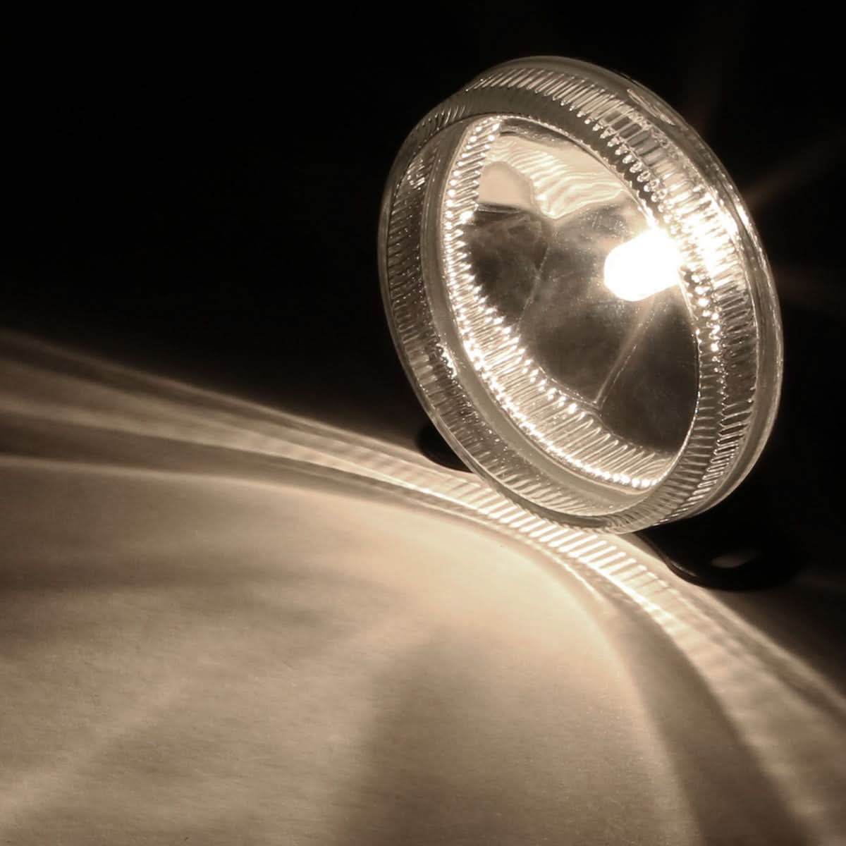 Universal Round 3.5 Inch Smoke Fog Lights with H3 Bulb