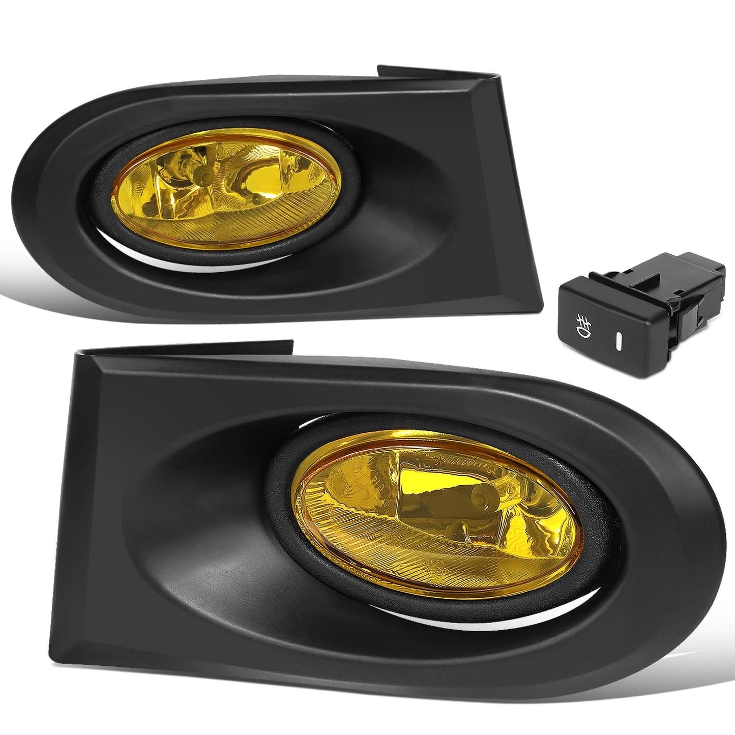 02-04 Acura RSX Fog Lights w/ Switch & H11 Bulb - Amber