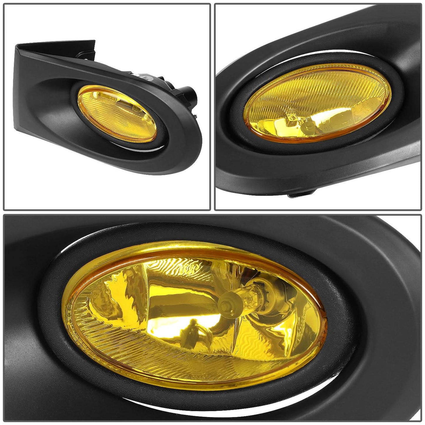 02-04 Acura RSX Fog Lights w/ Switch & H11 Bulb - Amber