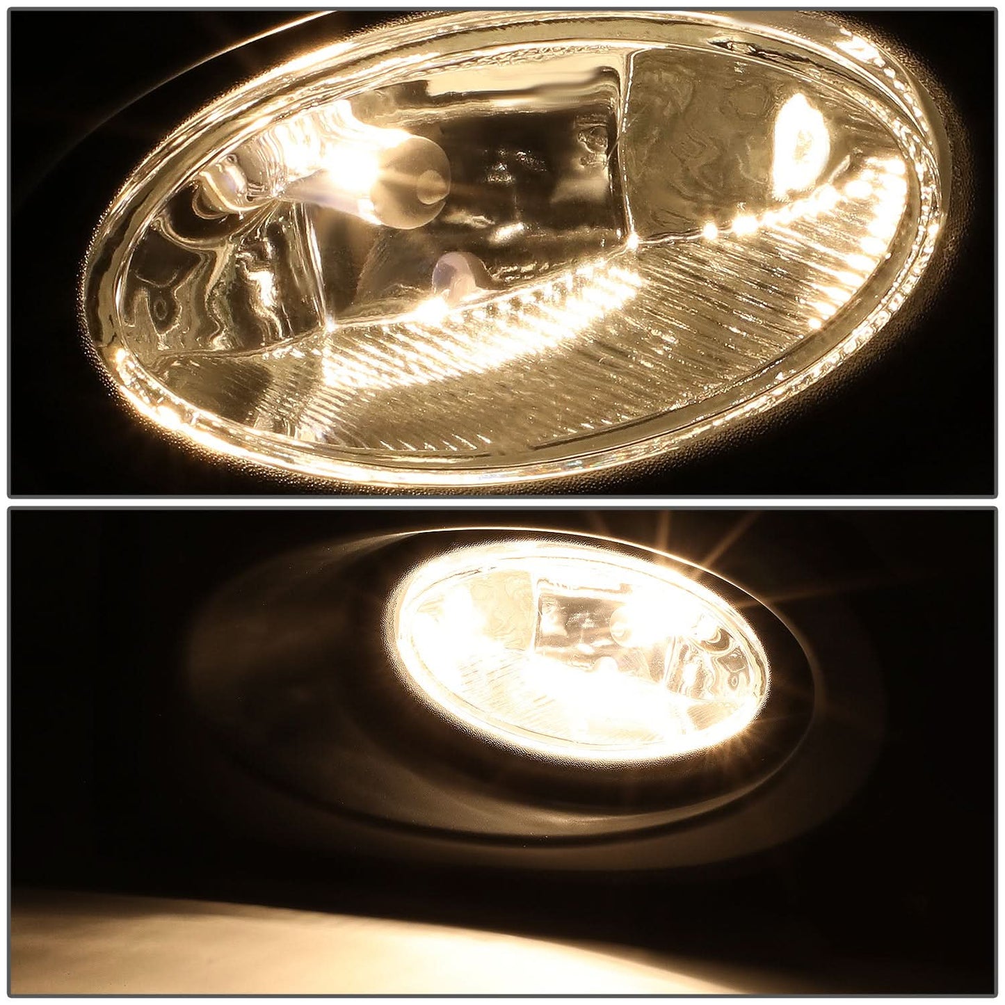 2002-2004 Acura RSX Fog Lights with Switch and H11 Bulb - Clear