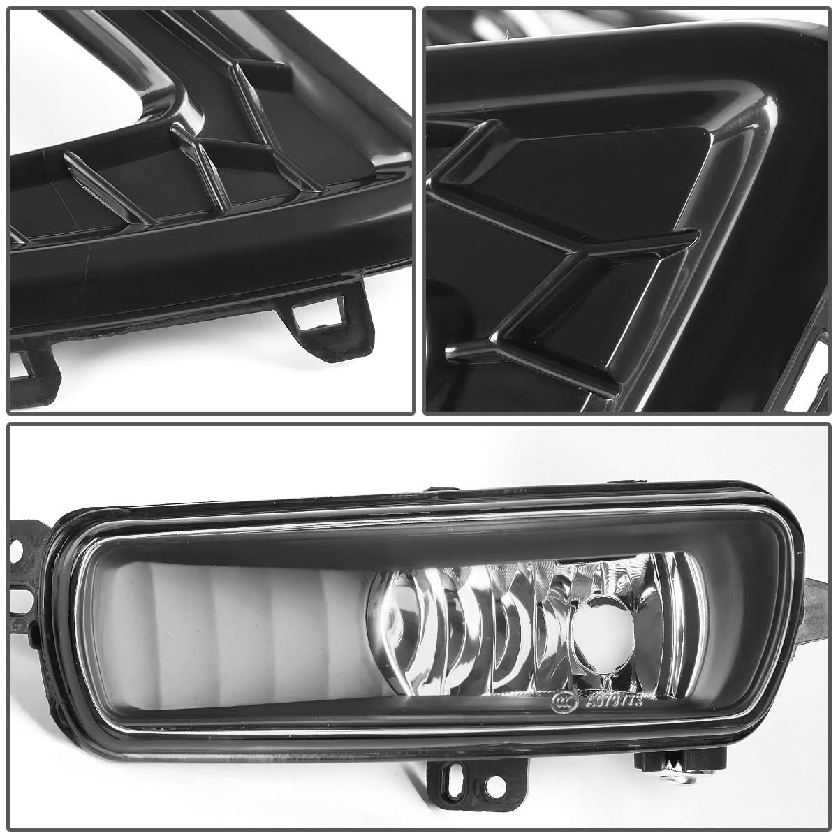 2015-2017 Ford Focus LED DRL Fog Lights with Bezels