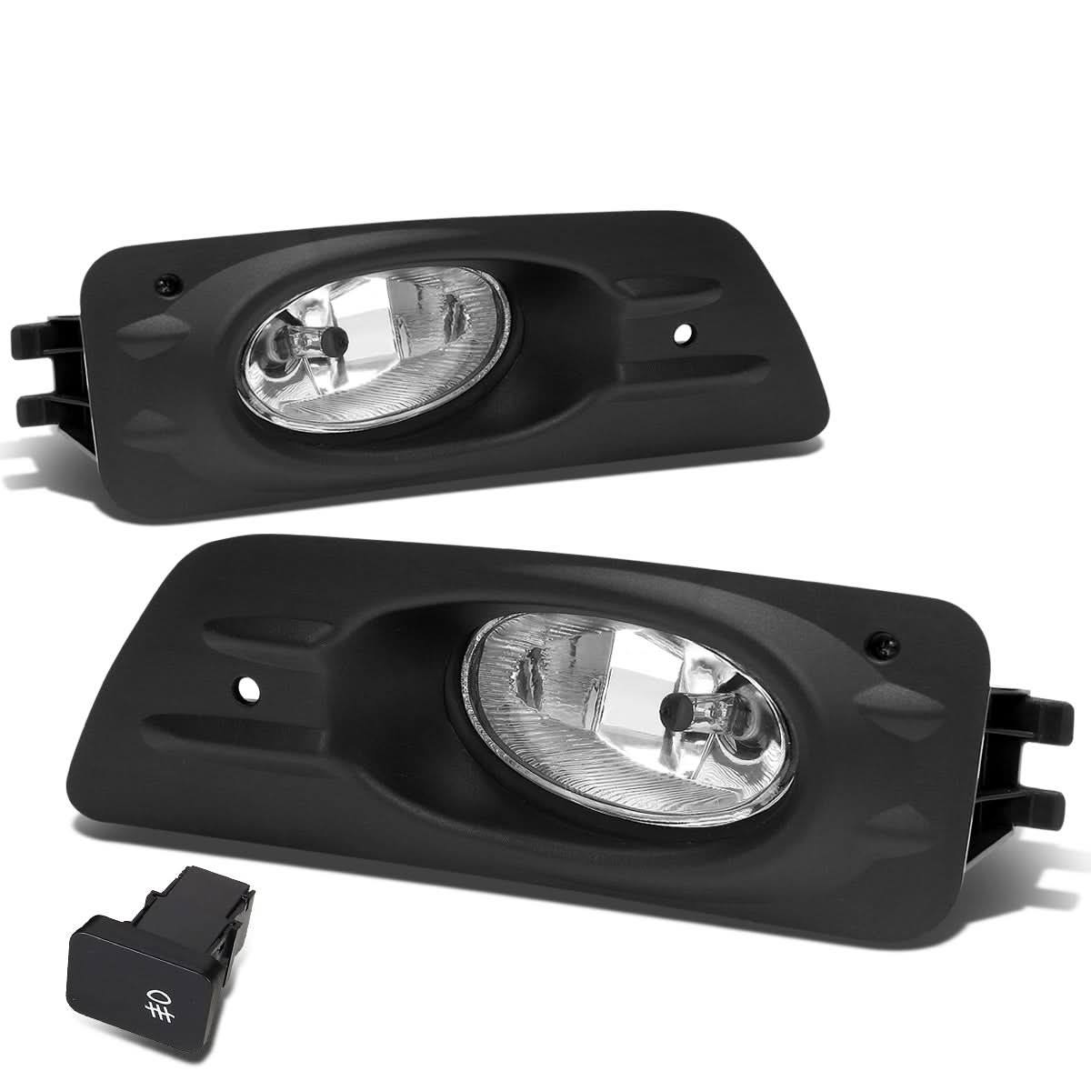 2006-2007 Honda Accord 4-Door Fog Lights w/ Switch H11 Clear