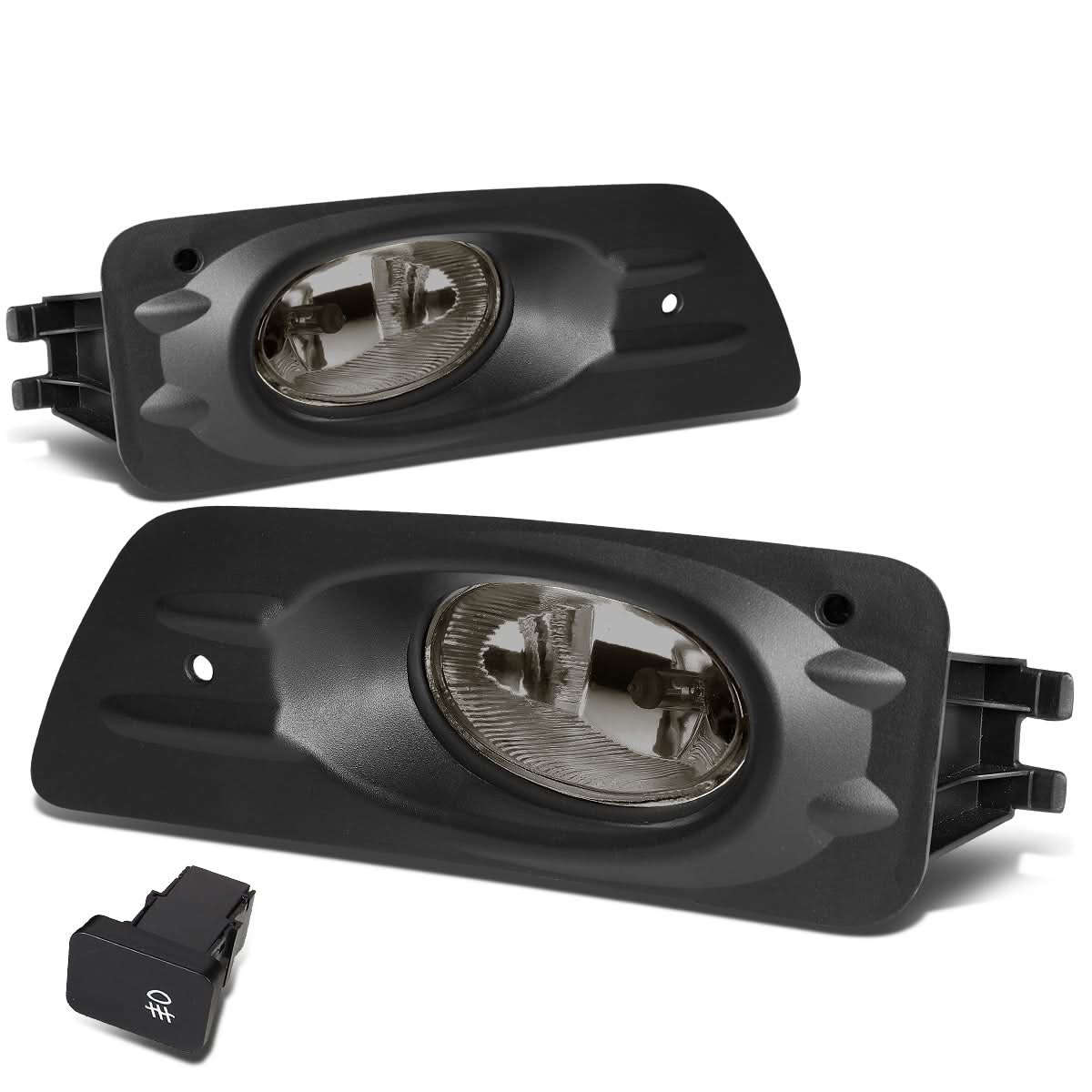 06-07 Honda Accord 4-Dr Fog Lights w/ Switch H11 Bulb Smoke