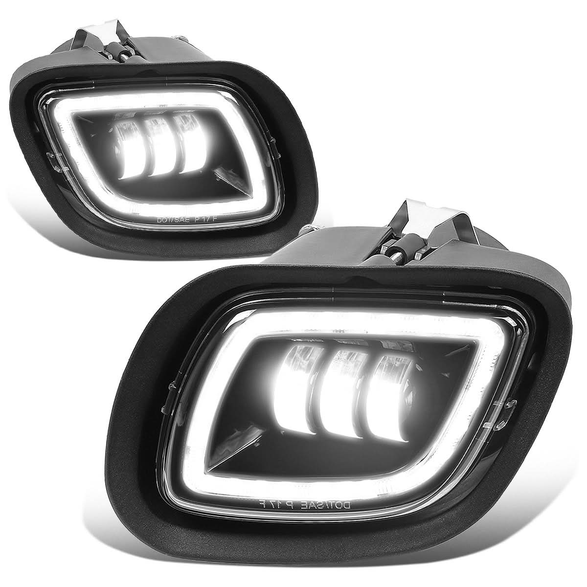 2008-2017 Freightliner Cascadia Black Fog Lights