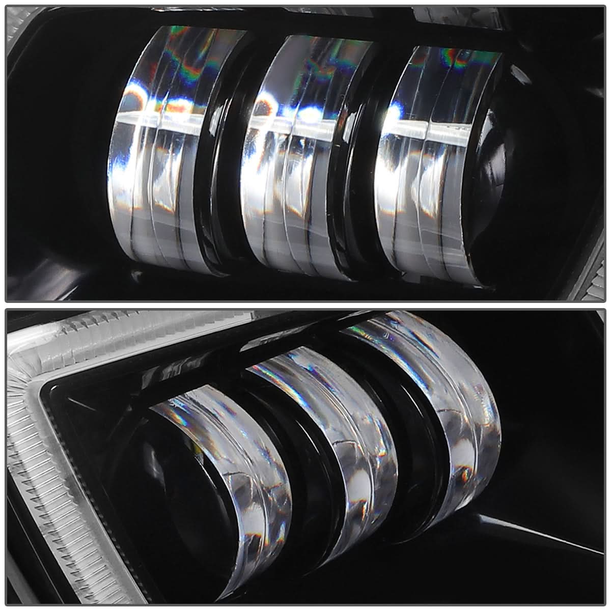 2008-2017 Freightliner Cascadia Black Fog Lights