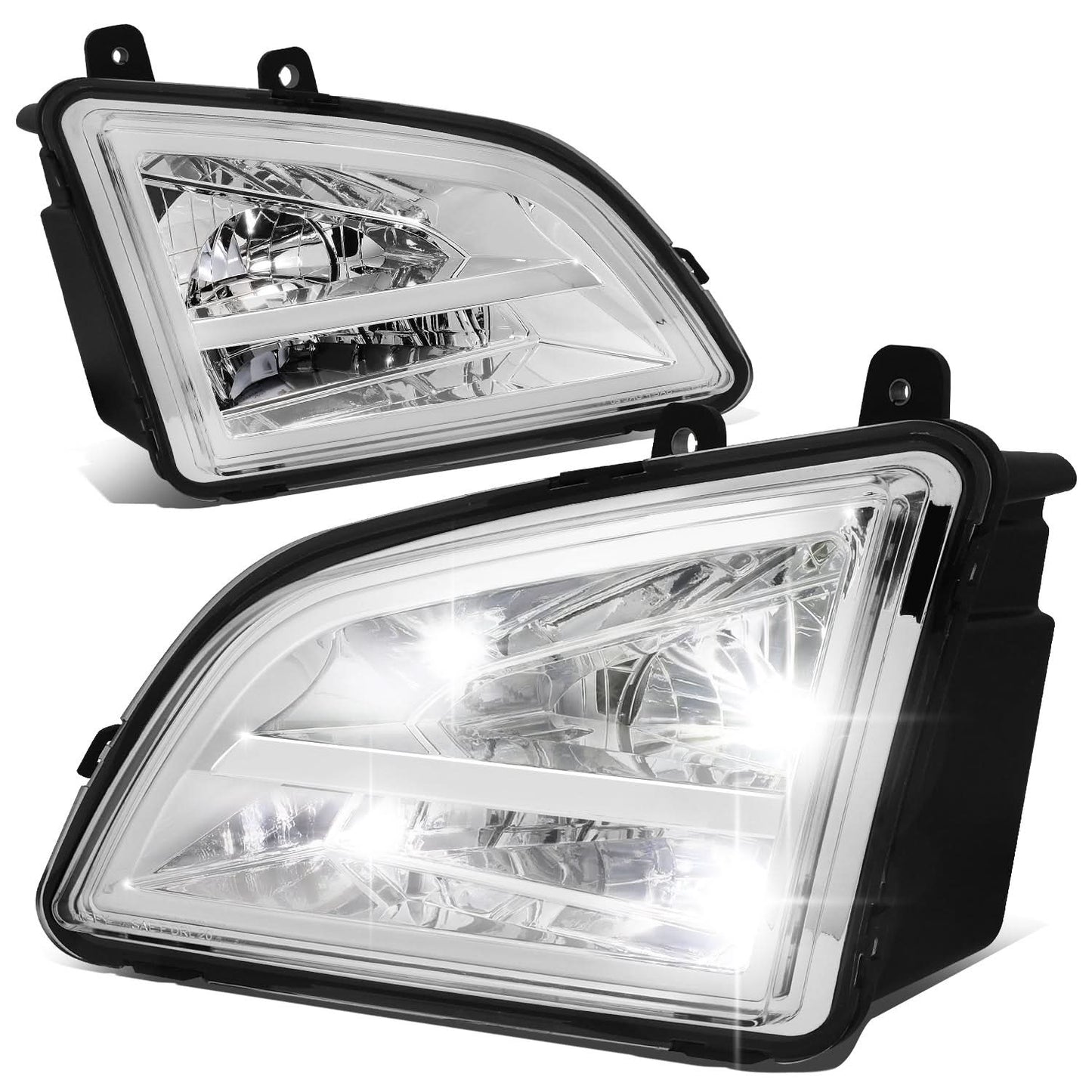 2018-2022 Volvo VNL Full LED Chrome Fog Lights
