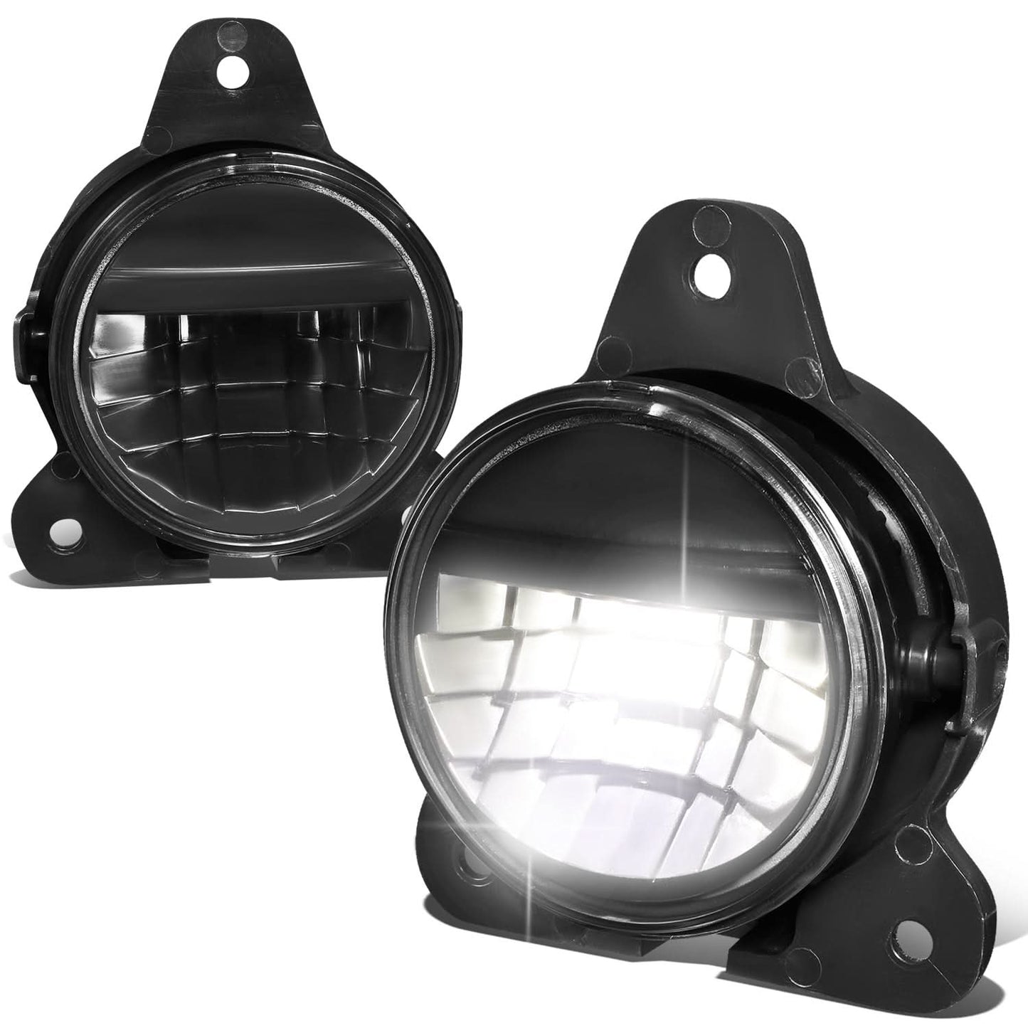 2018-2020 Volvo VNR Full LED Black Fog Lights - Reflector